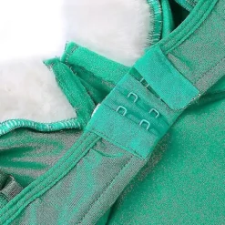 Julelingeri Sexet Julemand Lingeri Til Kvinder Green 2XL