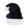 Julemandshat i Velour Unisex Komfortabel Kreativ Flerfarvet Voksen & Børn Julehat til Julefrokost
