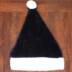 Julemandshat i Velour Unisex Komfortabel Kreativ Flerfarvet Voksen & Børn Julehat til Julefrokost