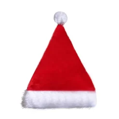 Julemandshat, LED Plys Julemandshat, Unisex Julemand Lysende Hat, Velegnet til Julefrokost, Festival og Nytårsgave (45*38cm)c p