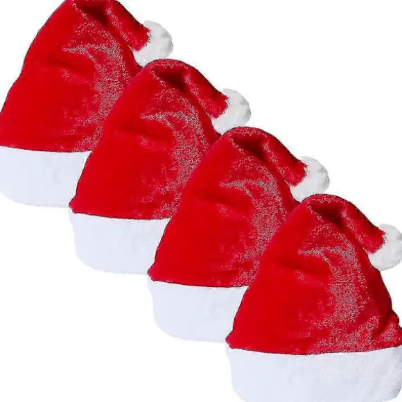 Julemandshatte Julemandshat Unisex Rød Fortykket Fløjl Julemandshat-jul Klassisk Hat Julekasket Julemand Rensdyr Snemand Kasket Nytår Festlig Helligdag | Fyndiq
