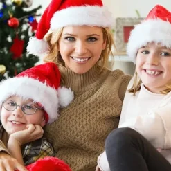 Julemandshue med tyk pels til jul CHILD