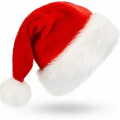 Julemandshue, Unisex Voksen Juleferie Hat Hyggelig Julemandshue til Jul Nytår Feriefestartikler