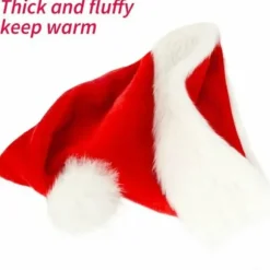 Julemandshue, Unisex Voksen Juleferie Hat Hyggelig Julemandshue til Jul Nytår Feriefestartikler