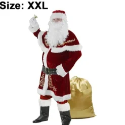 Julemandskostume til mænd julefrokost cosplay til voksne KLB
