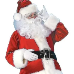 Julemandskostume til mænd Voksen Julemandskostume Julemandsdragt 7 dele 7pcs M
