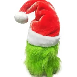 Julemaske og handsker Kostume Geek Stole Halloween Cosplay Grinch and gloves