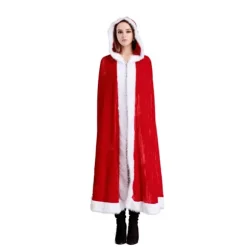 Julemor Fancy Dress Dame Jule V-hals Kjole Voksen P