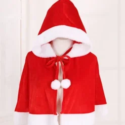 Julesjal Kappe Kappe Fru Julemand Kappe Halloween Kostume Julekostume