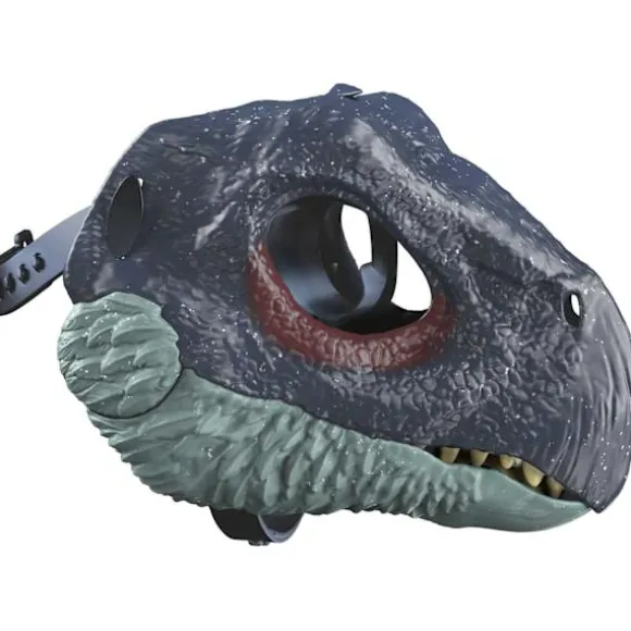 Jurassic World Juggernaut Therizinosaurus Dinosaurmaske med Mund, Kostume og Cosplay Gave