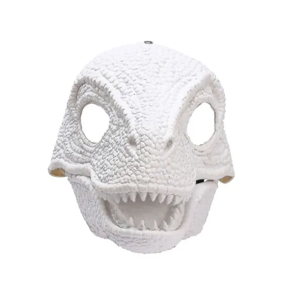 Jurassic World Velociraptor Blå Dinosaur Dino Flytbar Maske Camp Krita Latex Ny Hvid