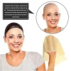 Kal Bald Caps Latex Bald Hätta för Vuxna Smink Bald Huvud Peruk Hätta Kostym Tillbehör, A