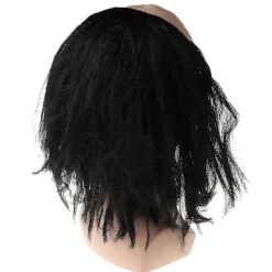 Kal paryk Halloween Parykker Skaldet Hoved Maskerade Kostumefest Sjov Cosplay Prop Sort