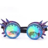 Kalejdoskop Steampunk Rave Briller med Regnbue Krystal Glaslinse