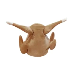 Kalkun Thanksgiving Hat Bevæger sig med Musik Nyhed Kogt Kylling Fugl Julemand Fancy Dress