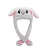 Kanin Øre Hat Plys Kanin Hat Bevægelige Øre Bunny Hat Sød Plys