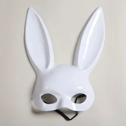 Kaninmaske Ansigt Lang HVID white_YF white