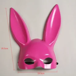 Kaninmaske Ansigt Lang HVID white_YF white