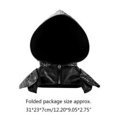 Kappa Pest Näbb Mask Plisseret hat Horror Spøgelseshus Tilbehør til voksne Halloween påskefest dekoration