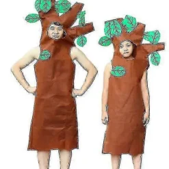 Karneval Påske Kostume Træ Cosplay Voksen Børn Kjole Julegave Julepynt 150-160cm