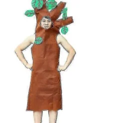 Karneval Påske Kostume Træ Cosplay Voksen Børn Kjole Julegave Julepynt 150-160cm
