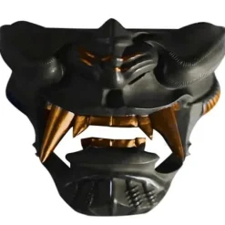 Katana Maske Vægholder Vægmonteret Stativ Japansk Sort Samurai [DB] As Shown