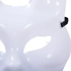 Kattemaske, plast, hvid[f2]
