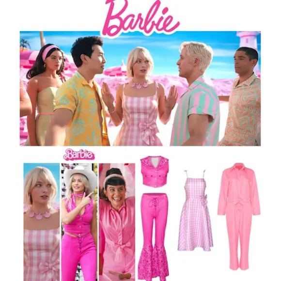 Ken - Barbie - Kostume - Stribet jakkesæt - Cospay Haoween - MultiColor L