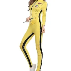 Kill Bill, Bruden fra Kill Bill, Gul Jumpsuit Cosplay Kostume Gul jumpsuit-FA- Gul jumpsuit XL Gul jumpsuit Yellow jumpsuit XL