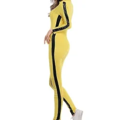 Kill Bill, Bruden fra Kill Bill, Gul Jumpsuit Cosplay Kostume Gul jumpsuit-FA- Gul jumpsuit XL Gul jumpsuit Yellow jumpsuit XL