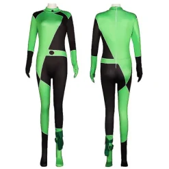 Kim Possible Anime Cosplay Jumpsuit Halloween green 110cm