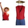 King of Thieves Luffy Cos kostume XL Cherry