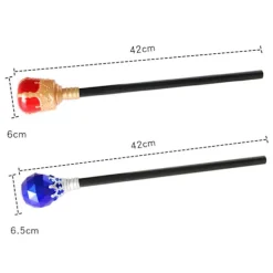 King Queen Scepter Prinsesse Prins Stok RØD KING KING Rød King-King_YF Red King-King