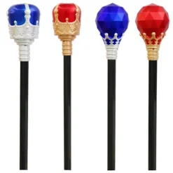 King Queen Scepter Prinsesse Prins Stok RØD KING KING Rød King-King_YF Red King-King