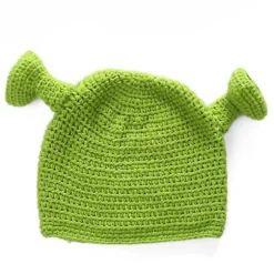 [KK] 【jia】Shrek-hat kompatibel med voksne med ører - Sjov Cosplay-rekvisit Kostumehat kompatibel med Halloween-fest, tegneseriefigur hovedbeklædning | Fyndiq
