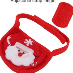 Kæledyrsspyt håndklæde, blødt og let, fleksibelt, nemt at bære, hold julen varm for kæledyr under 7,5 kg Julekattespyt håndklæde til katte
