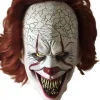 Klovnemaske Latex Horror Cosplay Prop Halloween Voksen