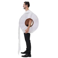 Kæmpe Toiletrulle Kostume til Voksne Halloween 69.5*78CM