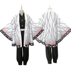 Kochou Shinobu Cosplay Demon Slayer Cosplay kostume Anime Shinobu Haori paryk Kimono Uniform Coat til H