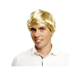 Kort 60'er blond paryk - Kostumetilbehør - Flerfarvet Blond