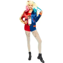 Kostume - AMSCAN - Harley Quinn Suicide - Komfortabel - Tro mod detaljer - Til voksen kvinde Röd jag