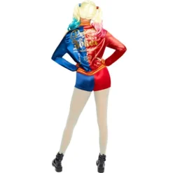 Kostume - AMSCAN - Harley Quinn Suicide - Komfortabel - Tro mod detaljer - Til voksen kvinde Röd jag