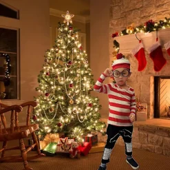 Kostume til Hvor er Wally Opførelse Kvinders Innovative Kostume Mænds Børnehat Rekvisitbriller XL For Kids