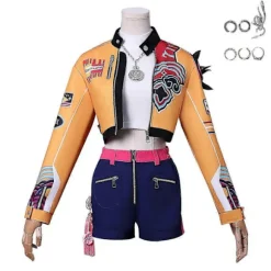 KPop Demon Hunter Cosplay Kostumesæt Rumi Mira Zoey Halloween Fest Maskerade til Kvinder - Perfekt Rumi 3XL