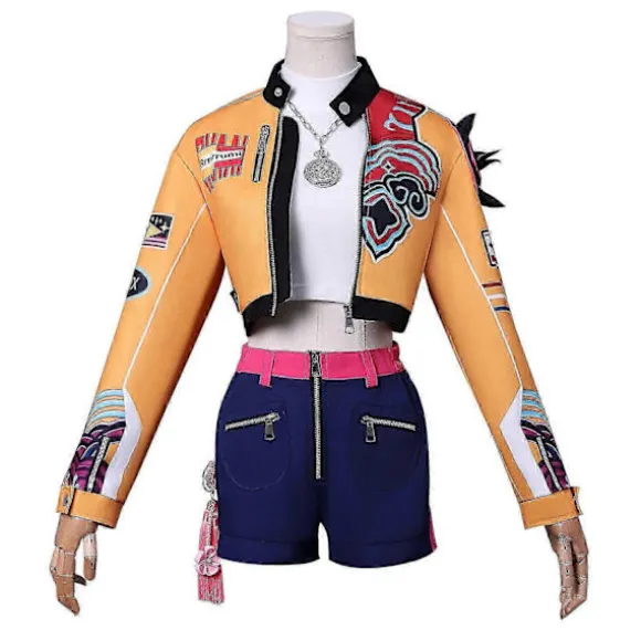 KPop Demon Hunter Cosplay Kostumesæt Rumi Mira Zoey Halloween Fest Maskerade til Kvinder - Perfekt Rumi 3XL
