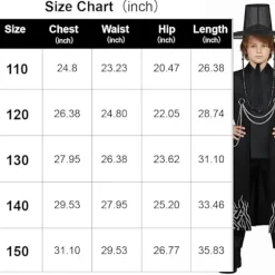 Kpop Demon Hunter Cosplay Kostume med Kappe til Drenge[JUN] 1 110cm
