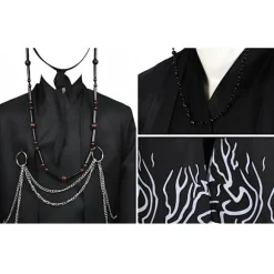 Kpop Demon Hunter Cosplay Kostume med Kappe til Drenge[JUN] 1 110cm