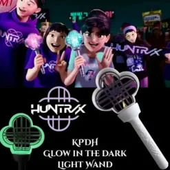KPop Demon Hunter Light Stick Cosplay Koncert Cheerleading Stick Farverige Lys Støtte Gadget Gruppe Halloween Fest Rekvisitter Tilbehør (HUNTRIX) （HUNTRIX） | Fyndiq