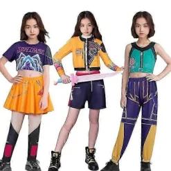 Kpop Demon Hunters Cosplay Kostume - Rumi Mira Zoey Fancy Kjole Outfit, Anime Rollespil Kostume til Kvinder _B Zoey 100