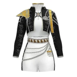 KPop Demon Hunters Cosplay Rumi Mira Zoey Kostume Halloween Karneval Sæt Fest Fancy Kjole til Kvinder _b Børn 150 Rumi Rumi Kids 150